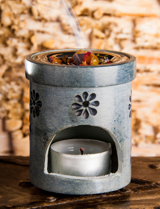 Räucherzubehör - Siebgefäß "Zartes Blümlein"