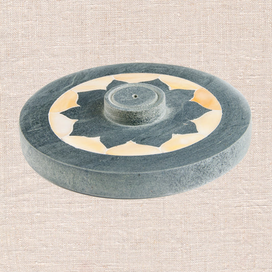 Räucherzubehör - Specksteinhalter Lotus