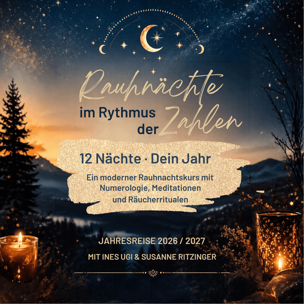 Rauhnächte im Rythmus der Zahlen. 12 Nächte. Dein Jahr.